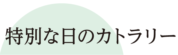 特別な日のカトラリー